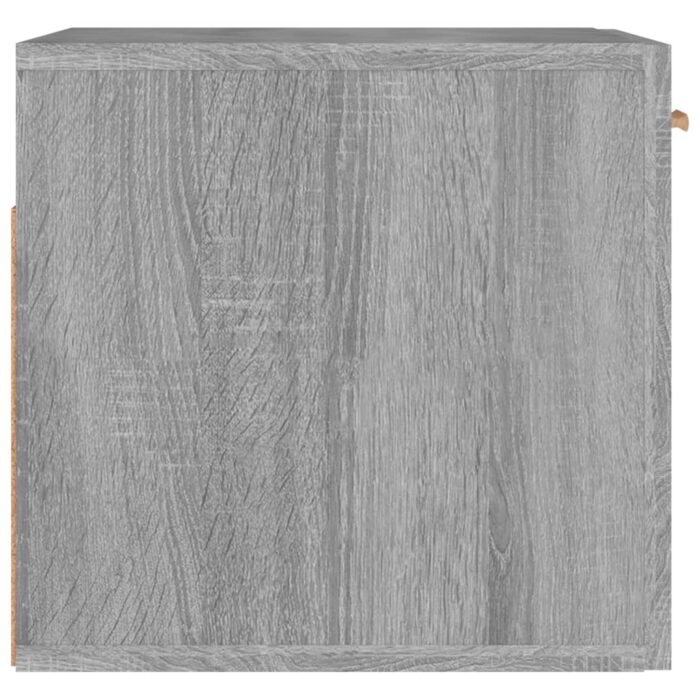 Armoire murale Sonoma gris 80x35x36,5 cm Bois d'ingénierie – Image 4