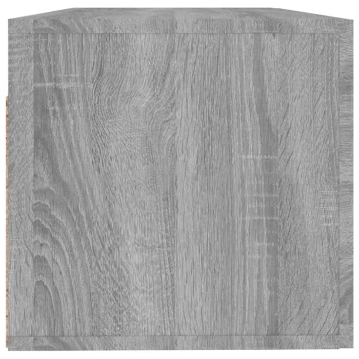 Armoire murale Sonoma gris 100x36,5x35 cm Bois d'ingénierie – Image 4