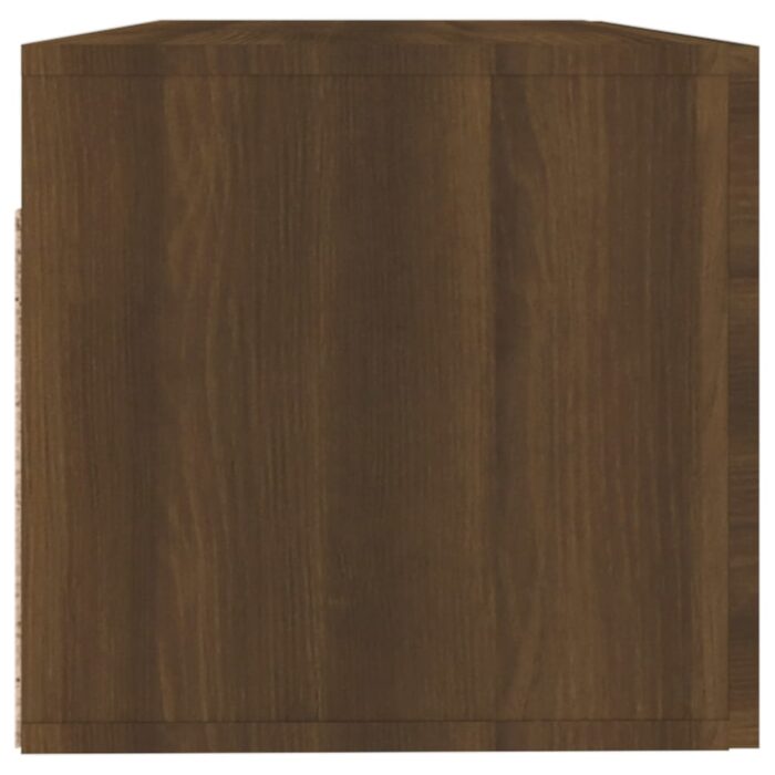 Armoire murale Chêne marron 100x36,5x35 cm Bois d'ingénierie – Image 4