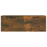 Armoire murale Chêne fumé 100x36,5x35 cm Bois d'ingénierie – Image 3