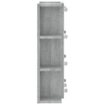 Armoire à miroir avec LED Sonoma gris 70x16,5x60 cm – Image 7
