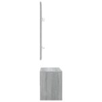 Ensemble de meubles de couloir Sonoma gris Bois d'ingénierie – Image 5