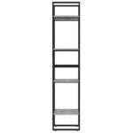 Bibliothèque 4 niveaux Sonoma gris 40x30x140 cm Bois – Image 4