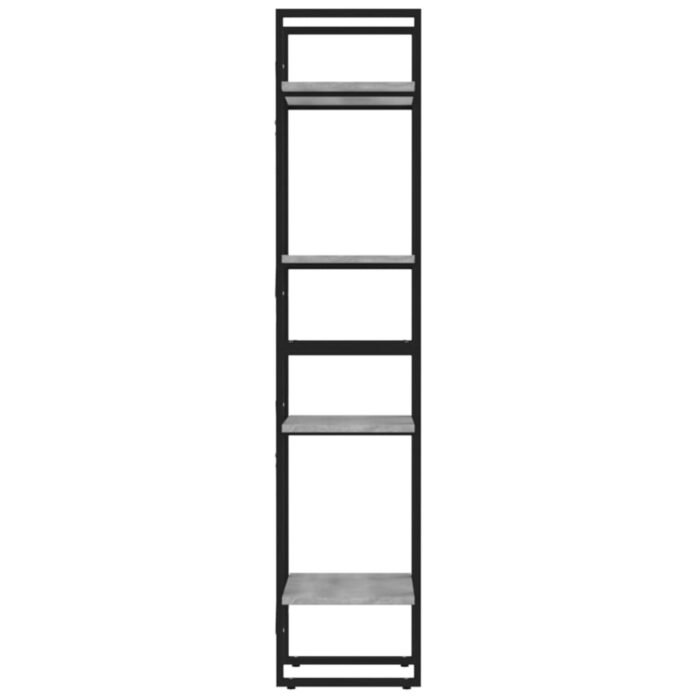 Bibliothèque 4 niveaux Sonoma gris 40x30x140 cm Bois – Image 4