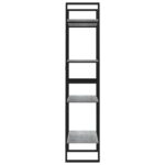 Bibliothèque 4 niveaux Sonoma gris 60x30x140 cm – Image 4