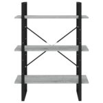 Bibliothèque Sonoma gris 80x30x105 cm Bois d'ingénierie – Image 3