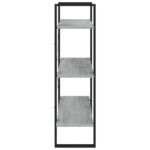 Bibliothèque Sonoma gris 80x30x105 cm Bois d'ingénierie – Image 4