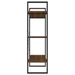 Bibliothèque Chêne marron 100x30x105 cm Bois d'ingénierie – Image 4