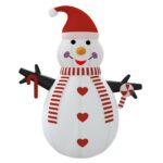 Bonhomme de neige gonflable avec LED 250 cm – Image 2