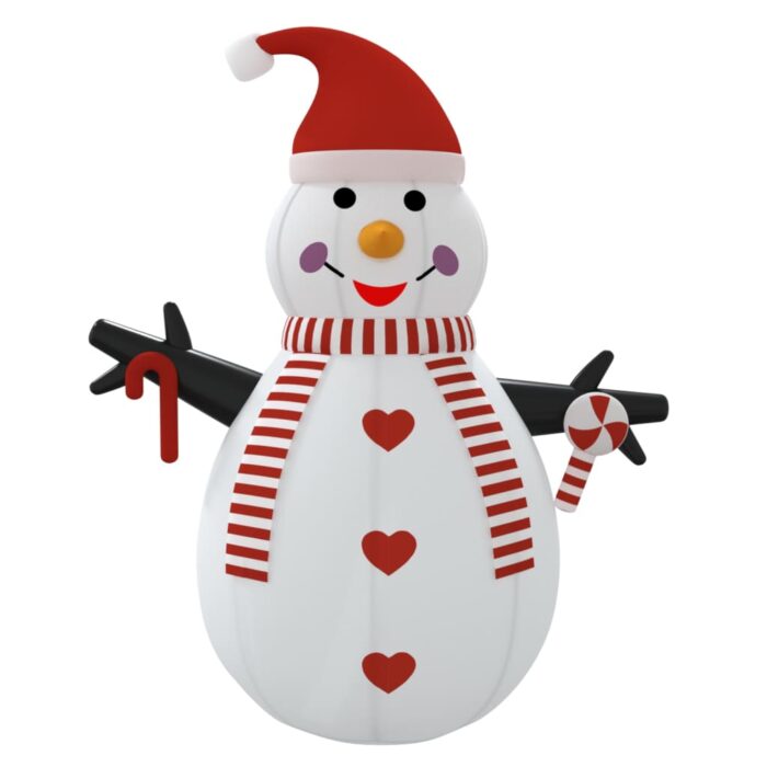 Bonhomme de neige gonflable avec LED 250 cm – Image 2