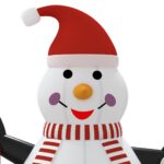 Bonhomme de neige gonflable avec LED 250 cm – Image 4