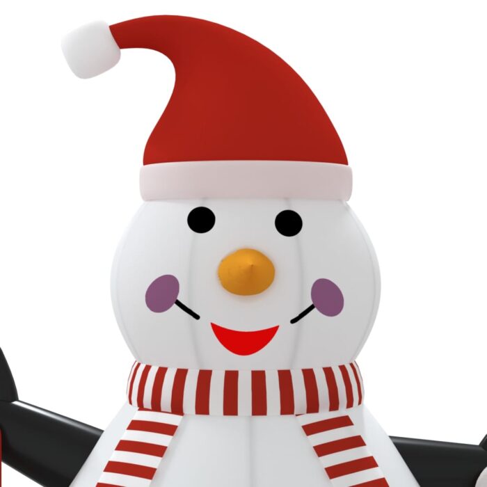 Bonhomme de neige gonflable avec LED 250 cm – Image 4