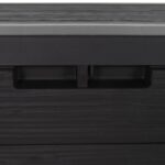 Boîte de stockage de jardin Marron 58,5x46x55 cm Polypropylène – Image 7