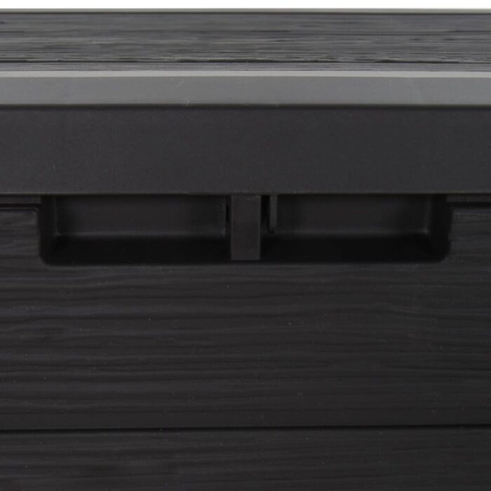 Boîte de stockage de jardin Marron 58,5x46x55 cm Polypropylène – Image 7