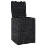 Composteur de jardin Noir 280 L Polypropylène – Image 3