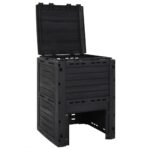 Composteur de jardin Noir 280 L Polypropylène – Image 4