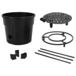 Jardinière à tomate Anthracite Ø29,5x115 cm Polypropylène – Image 4