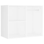 Ensemble de coiffeuse avec LED Blanc Bois d'ingénierie – Image 8