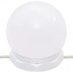 Ensemble de coiffeuse avec LED Blanc brillant Bois d'ingénierie – Image 11