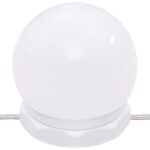 Ensemble de coiffeuse avec LED Chêne fumé Bois d'ingénierie – Image 11