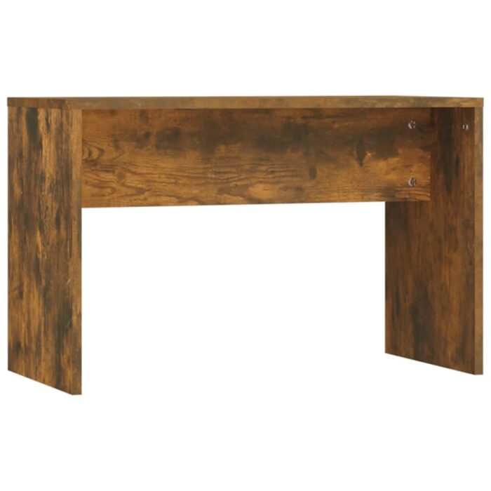 Ensemble de coiffeuse avec LED Chêne fumé Bois d'ingénierie – Image 7