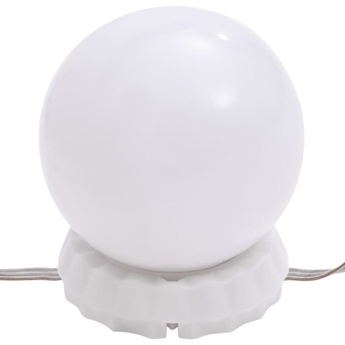 Ensemble de coiffeuse avec LED Noir Bois d'ingénierie – Image 7