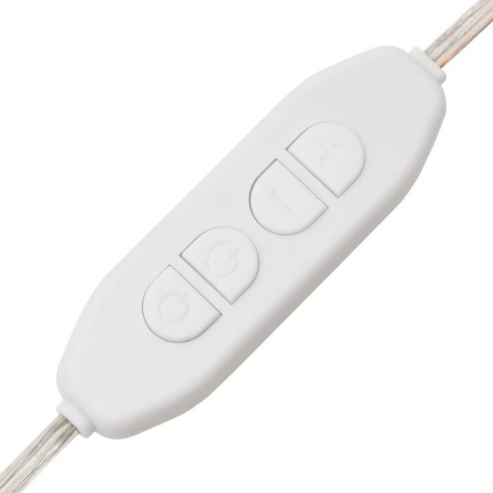 Ensemble de coiffeuse avec LED Gris béton Bois d'ingénierie – Image 8