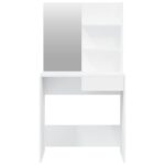 Ensemble de coiffeuse Blanc 74,5x40x141 cm – Image 4