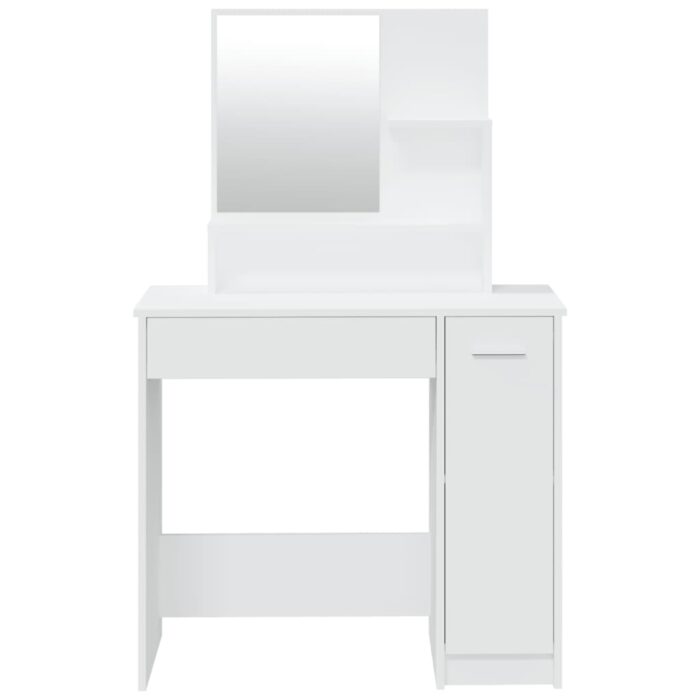 Ensemble de coiffeuse Blanc 86,5x35x136 cm – Image 4