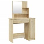 Ensemble de coiffeuse Chêne Sonoma 86,5x35x136 cm – Image 3
