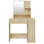 Ensemble de coiffeuse Chêne Sonoma 86,5x35x136 cm – Image 4