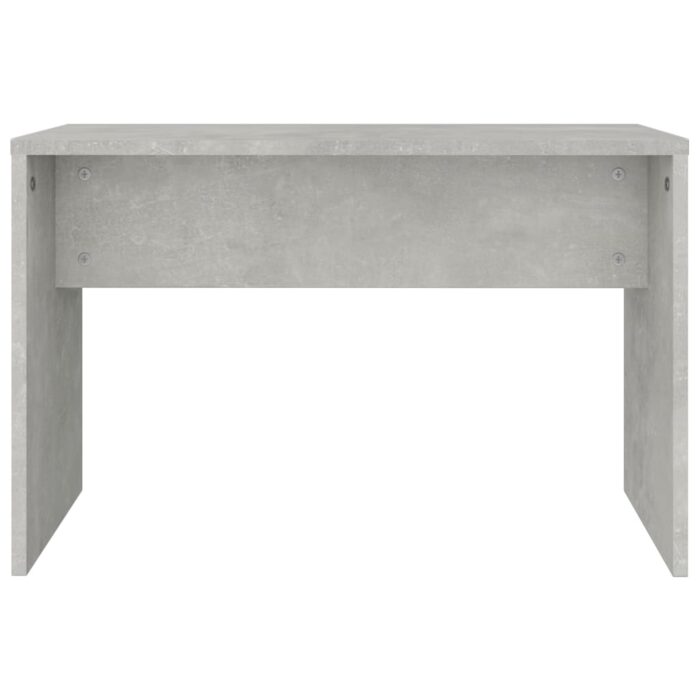 Ensemble de coiffeuse Gris béton 86,5x35x136 cm – Image 6