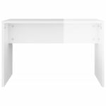 Ensemble de coiffeuse Blanc brillant 86,5x35x136 cm – Image 6