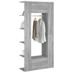 Armoires de couloir 2 pcs Sonoma gris Bois d'ingénierie – Image 2