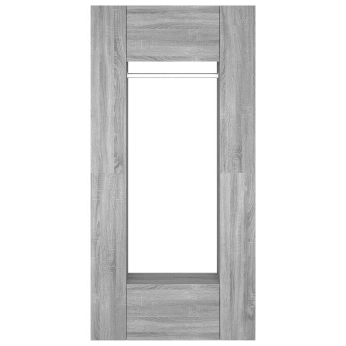 Armoires de couloir 2 pcs Sonoma gris Bois d'ingénierie – Image 5