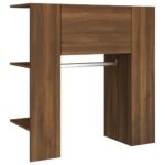 Armoires de couloir 2 pcs Chêne marron Bois d'ingénierie – Image 7