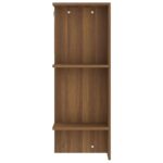 Armoires de couloir 2 pcs Chêne marron Bois d'ingénierie – Image 8