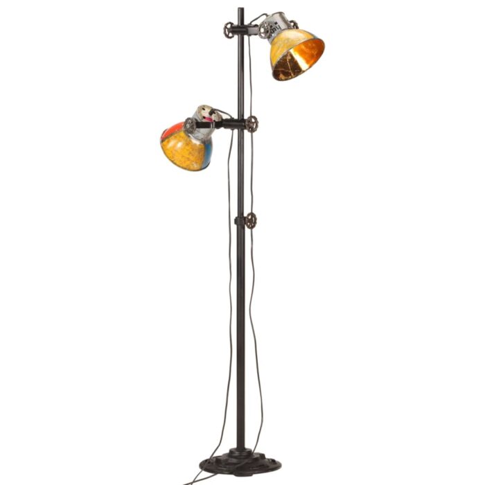 Lampadaire avec 2 abat-jour Multicolore E27 – Image 1