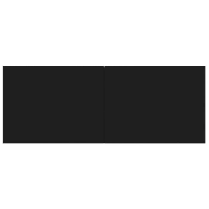 Meubles TV 4 pcs Noir 80x30x30 cm Bois d'ingénierie – Image 6