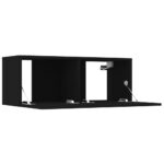 Ensemble de meubles TV 6 pcs Noir Bois d'ingénierie – Image 5