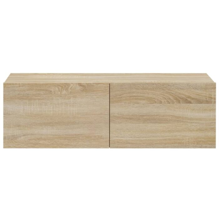 Ensemble de meubles TV 4 pcs Chêne sonoma Bois d'ingénierie – Image 4