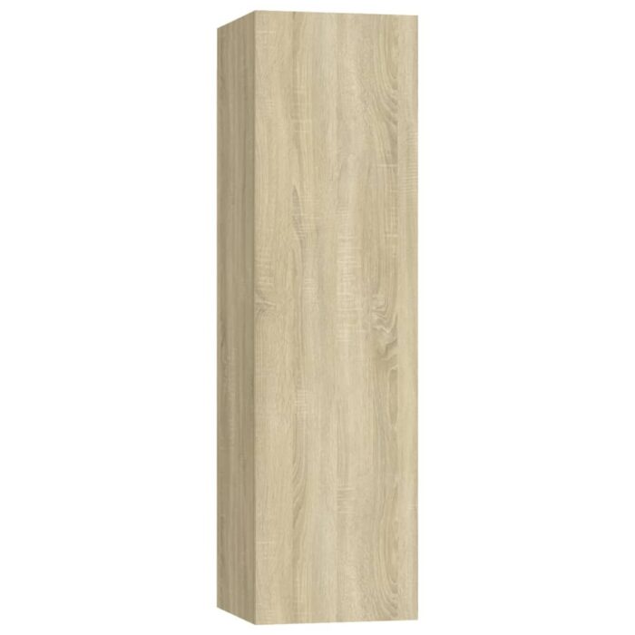 Ensemble de meubles TV 4 pcs Chêne sonoma Bois d'ingénierie – Image 7