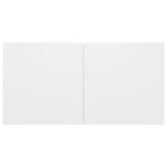 Ensemble de meubles TV 4 pcs Blanc Bois d'ingénierie – Image 6