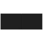 Ensemble de meubles TV 4 pcs Noir Bois d'ingénierie – Image 4