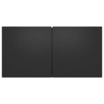 Ensemble de meubles TV 4 pcs Noir Bois d'ingénierie – Image 6