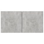 Ensemble de meubles TV 4 pcs Gris béton Bois d'ingénierie – Image 6