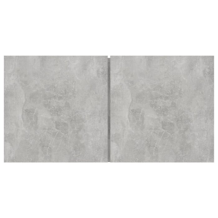 Ensemble de meubles TV 4 pcs Gris béton Bois d'ingénierie – Image 6