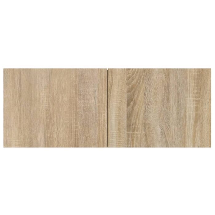 Ensemble de meubles TV 8 pcs Chêne sonoma Bois d'ingénierie – Image 4