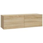 Ensemble de meubles TV 8 pcs Chêne sonoma Bois d'ingénierie – Image 5