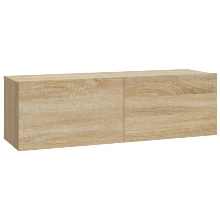 Ensemble de meubles TV 8 pcs Chêne sonoma Bois d'ingénierie – Image 5